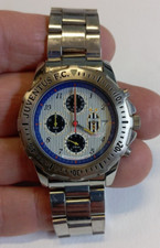 OROLOGIO DA POLSO CHRONO CRONOGRAFO VINTAGE " JUVENTUS F.C. " UFFICIALE ANNI '90