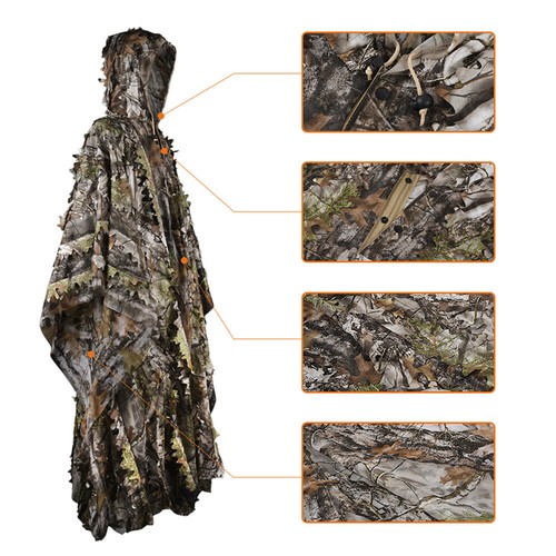 Poncho mimetico bionic - mimetico, 3d