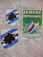 SAMPDORIA CALCIO 3 ADESIVI