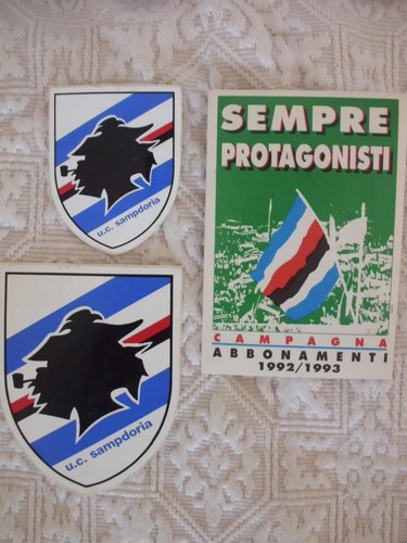 Sampdoria calcio adesivi - calcio, 3