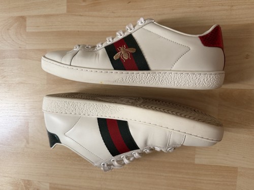 Sneakers gucci ace con ricamo - sneakers,