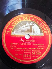 Rarissimo 78 Giri "La Voce del Padrone" - DB 2895 - Intermezzi d'Opera diretti d