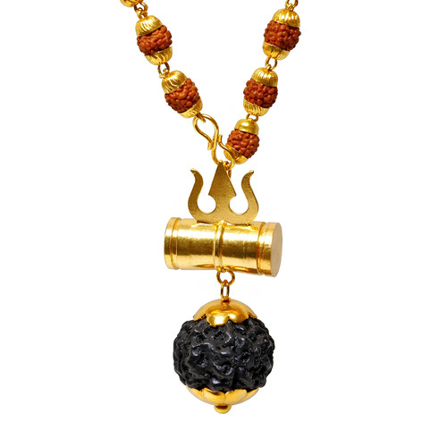 Medaglione ciondolo rudraksha - ciondolo,