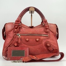 Borsa a mano Balenciaga The Giant City, borsa a tracolla a 2 vie, specchio in vera pelle