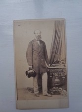 Antique cdv card real photo - card, a
