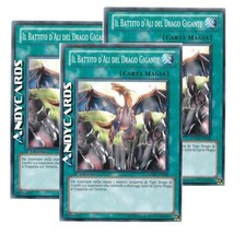 3x IL BATTITO D'ALI DEL DRAGO GIGANTE • Comune • SDDC IT028 • 1Ed • Yugioh!