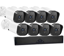 Kit Poe Nvr Videosorveglianza 8 Telecamere 1 Led App JORTAN 8 Canali Telecamere