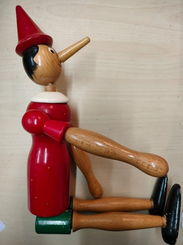 Pinocchio legno vintage - in,