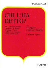 Chi l'ha detto?