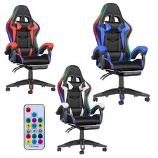 Sedia gaming con - sedia, rgb