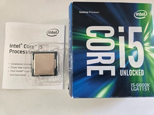 Cpu intel core 6600k - i5-6600k, 3,50