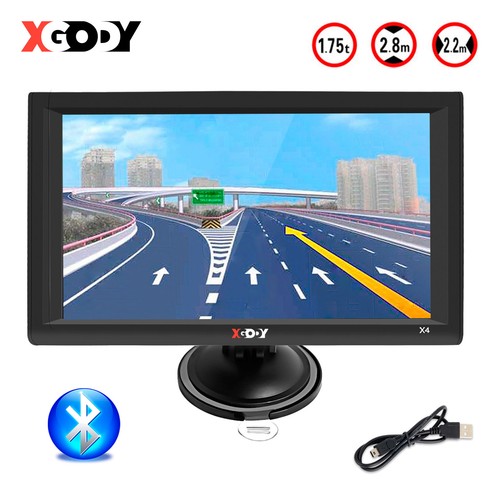 Xgody gps navigatore av - 9'', av-in