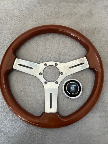 Nardi brown wood steering - nardi,
