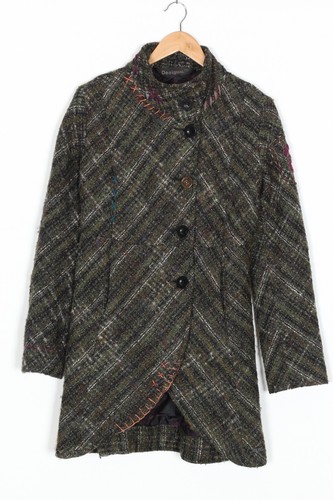 Desigual wool knitted coat - wool,