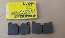 2-PASTIGLIE FRENO ANTERIORI DP67-LANCIA FULVIA-USATE BUONE SPESSORE 13 MM