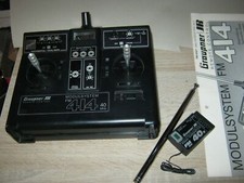 Trasmettitore Graupner 414 sistema modulare 40 Mhz espandibile con coppia C 16 e quarzo