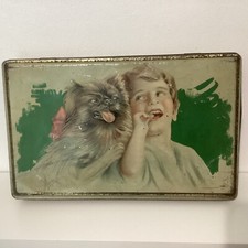 Scatola latta Biscotti Saiwa Genova - Tin Box Litografata Pubblicitaria