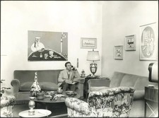 Foto vintage Mike Bongiorno anni 60 Ft 37405 - Stampa 24x18 cm