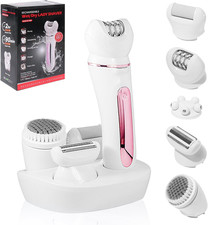 Depilatore Donna, 5 in1 Epilatore Donna Elettrico, Wet & Dry Epilatore Donna Sen