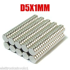 N.10 MAGNETI NEODIMIO 5X1