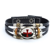 Bracciale Croce Templare su