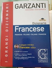Dizionario di Francese Garzanti edizione 2003 completo di CD-Rom e custodia 
