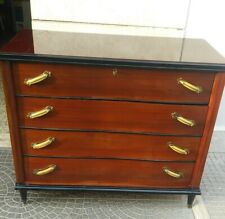 Mobile comò vintage impiallacciato con cassetti camera da letto soggiorno