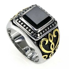 Edelstahl- Anello, Oro Cromo