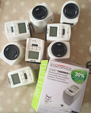 Termostato 10 Valvole Termostatiche Radiatori Termosifoni + Programmatore per PC