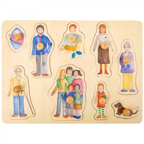 Gioco puzzle famiglia amici - puzzle,