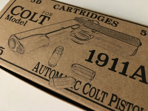 Empty ammo box - colt, model