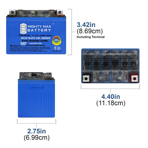 Mighty max ytx4l - mighty, ytx4l-bsgel