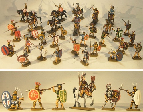 Italian warriors painted - italian,