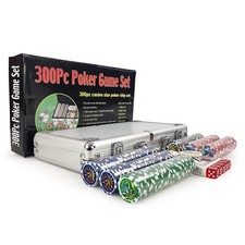 300 PEZZI POKER GAME SET CON
