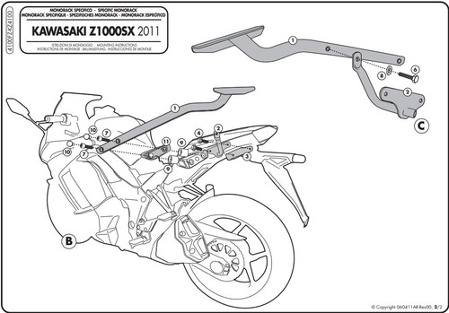 Givi 4100fz kappa kz4100 - kappa,