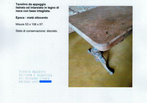 Tavolino appoggio antico di - appoggio,
