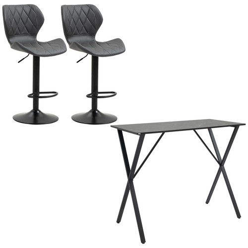Homcom set tavolo alto - set,