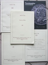 * 5 Cataloghi d'aste NAC e Cambi con importanti collezioni di monete di Venezia