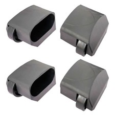 Set ruote caster perfette per la maggior parte delle bici da ciclismo indoor dimensioni 80x40 mm