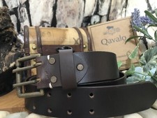 Cintura pelle doppia spilla - pelle,