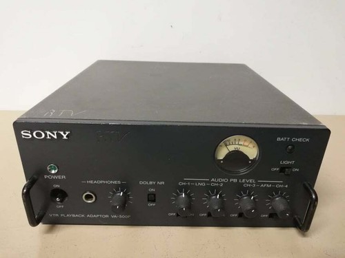 Sony vtr playback - sony,