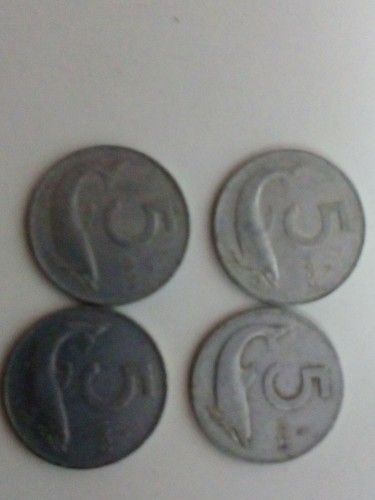 Lotto monete 5 lire - lotto,