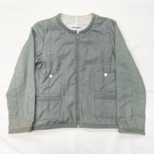 Giacca con zip modello raro Chanel Blouson Coco Mark