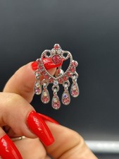 Piercing Banana in Acciaio Chirurgico mm. 1,6 x 10 Pallina mm. 5 cuore