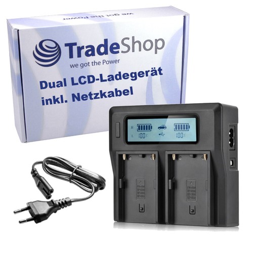 Caricabatteria lcd doppio - caricabatteria,