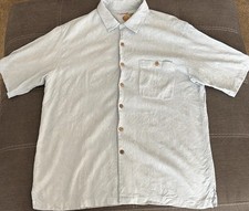 Caribbean 70% Silk Mens Button