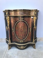 Elegante Credenza Boulle ad un'anta - Restaurata (in corso d'opera) 