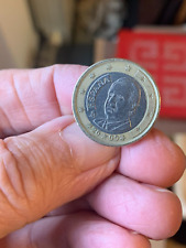 MONETA 1 EURO ESPANA emissione 2000 - circolata - Considerata Rara -