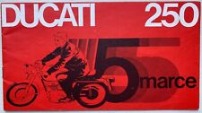 F028 DEPLIANT PUBBLICITARIO MOTO DUCATI 250 MONZA SCRAMBLER CARATTERISTICHE