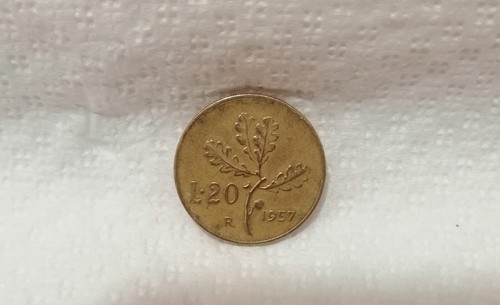 Rara moneta lire 1957 - 20,